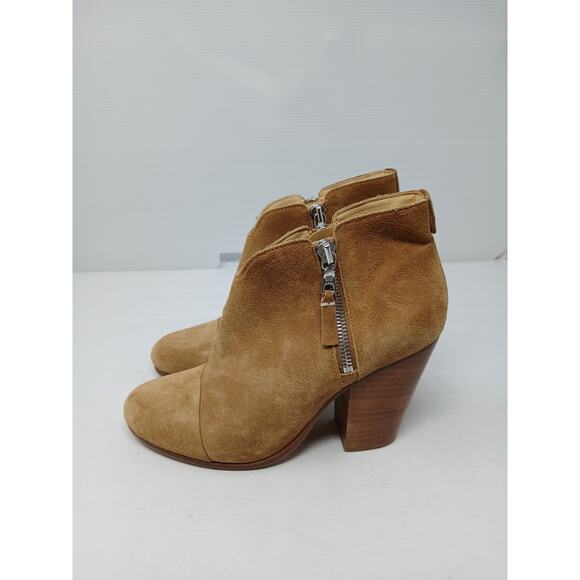 rag & bone Shoes - Rag & Bone Margot Suede Boots Shoes Tan Camel US 6 EU 36.5